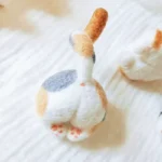 Handmade Needle Felted Cat Butt Charm