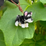 Micro Peluche Schnauzer hecho a mano