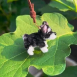 Micro Peluche Schnauzer hecho a mano