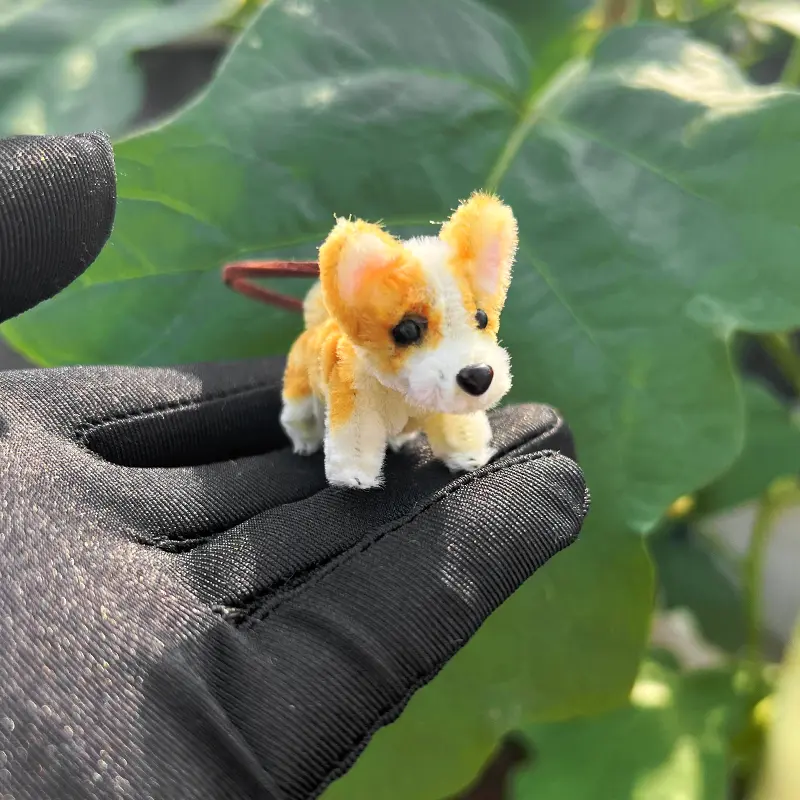Micro Handmade Corgi Plush