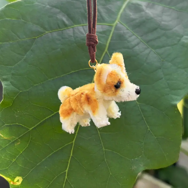 Micro Handmade Corgi Plush